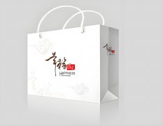 商务白卡纸手提袋印刷