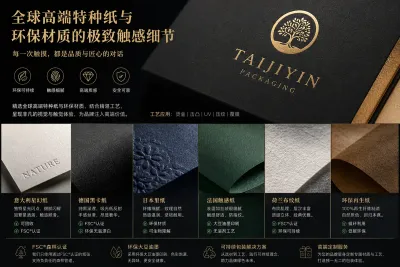 包装触感决定品牌溢价！高端特种纸与FSC环保材质应用指南 | 太极印